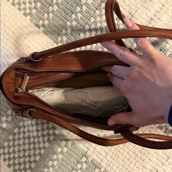 Women’s Vera Pelle genuine leather shoulder bag - Picture 6 of 10